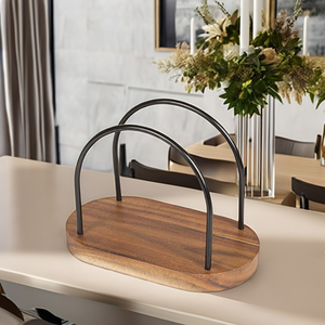 Custom Designed Iron Home Works Tabletop Napkin <b>Holder</b> <b>Tissue</b> Paper Stand for <b>Kitchen</b> Accessories - Product Image 6