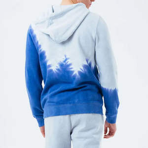 Conjunto Deportivo para Hombre, Ecológico, Transpirable, Ligero, Corte Ajustado, Sudadera con Capucha Azul y Blanca, Pantalones Deportivos Casuales - Product Image 5