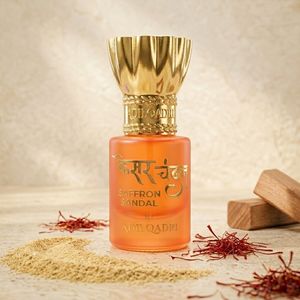 Adilqadri Kesar Chandan (Saffron Sandal) Eau De Parfum Oil 5.5 ML - Fragancia Corporal Moderna y de Tendencia con Aroma Duradero - Product Image 1