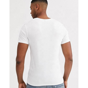 T-shirt à manches courtes pour homme en coton 100% de haute qualité, personnalisable OEM, impression DTF, motif de marque, vintage, blanc - Product Image 4