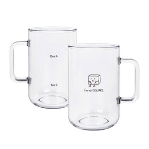 Mug classique 530 ml (18 oz) sans BPA, en plastique transparent, réutilisable, avec poignée, pour le camping et les activités de plein air - Product Image 2