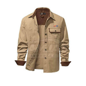 Camisas Cargo Casuales Personalizadas al por Mayor, Proveedor de Fábrica de Pakistán, Camisa Cargo de Manga Larga para Hombre - Product Image 3