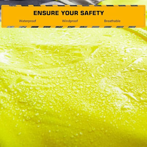 Veste de sécurité réfléchissante haute visibilité durable pour les travaux de construction, d'usine, de logistique et les tâches en extérieur - Product Image 3