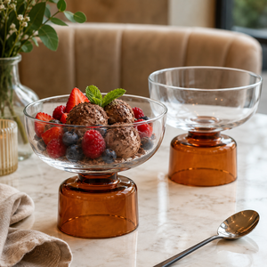 Gobelet à dessert en verre artisanal de 220 ml, sans plomb, pour crème glacée, mousse, pudding, réutilisable, en vrac - Product Image 6