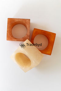 Anillo de Servilleta de Resina Hecho a Mano de Lujo, Decoración Elegante para Mesa de Comedor, Accesorios Premium para Decoración de Mesa de Boda y Hotel por Tradebyd - Product Image 3