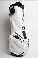 Sac de golf en cuir véritable imperméable, grande capacité, organiseur de clubs de golf, design multi-poches, accessoires de golf personnalisés, tailles OEM