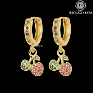 Moissanite Diamond Hoop Butterfly Earrings in Sterling Silver Fashion Jewelry for Daily Wear and Special Event Use - Product Image 4