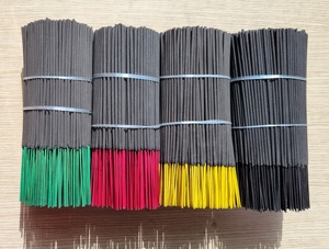Bâtonnets d'encens noirs de 3 mm de qualité supérieure, bâtonnets de charbon de bois pour usage religieux, emballés dans des cartons avec diffuseur d'aromathérapie - Product Image 6