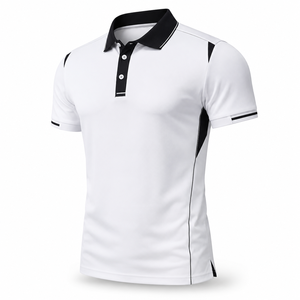 Camiseta Polo de Marca Privada al por Mayor, Personalizable con Logotipo, Diseño con Botones, Tejido de Punto Jersey para Ropa Deportiva, Nueva - Product Image 3