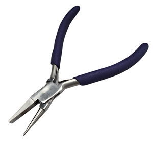 Pince à bijoux professionnelle à bec concave et rond pour la pliage de fil, outil en acier au carbone pour la formation de boucles, idéale pour la perlage et l'artisanat - Product Image 1