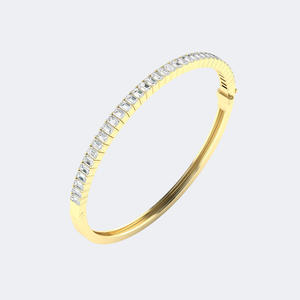 Brazalete de Diamantes con Corte Esmeralda de 3.50 CTW - Product Image 1
