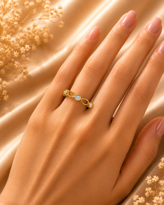 Anillo Elegante con Diamante Cultivado en Laboratorio, Corte Redondo, Plata 925, Oro de 9kt, 14kt, 18kt, Anillos de Diamantes para Compromiso de Mujer - Product Image 2