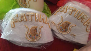 Sombrero Shriners Fez 2026, Étnico Blanco, 100% Lana, Bordado a Mano con Pedrería, Regalia Masónica, para Fiestas al Aire Libre, Uso Diario, Personalizable - Product Image 5