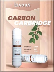 Cartucho de Filtro en Línea STAMLO de 5 Micras PP Spun + Carbón 800 IV, Rosca Compatible con Purificador de Agua por Ósmosis Inversa de 2200 Galones - Product Image 2