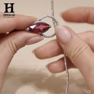Custom Marquise Cut Ruby Tourmaline <b>Ring</b> Pendant Dual Use Jewellery Gold Lab Grown <b>Diamond</b> Convertible <b>Ring</b> - Product Image 2