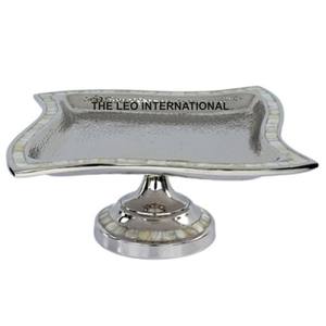 Plateaux à fruits créatifs pour la maison, assiettes de fête, plateaux de service multifonctionnels en verre miroir, plateaux de rangement pour collations - Product Image 3