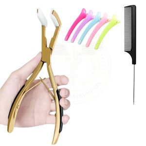 <b>Tape</b> In Professional Hair Extensions Pliers for Human Hair Extension <b>tape</b> Pliers Hair Tools Hair Extension kits - Product Image 1