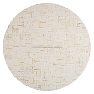 Un toque de elegancia Mesa de centro de madera con incrustaciones de hueso único Decoración atemporal para el hogar - Product Image 2