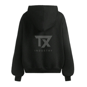 Women Rhinestone Lined Hoodies Knitted 100% Cotton Winter Front Durable Breathable Stylish - Product Image 2