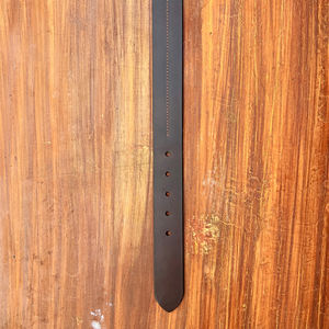 Cinturón de Cuero de Búfalo Premium para Hombre, Color Marrón, Formal, con Hebilla de Latón Sólido, 35 mm, Longitud Personalizable, para Oficina - Product Image 5