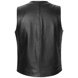 Chaleco de Cuero de Oveja Personalizado, Transpirable, para Hombre, de Primera Calidad, Corte Regular, Venta al Por Mayor, Último Modelo - Product Image 5