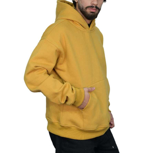 Customized OEM Winter Men's 100% Cotton Fleece Zipper Hoodie-Regular Fit Heavy Weight <b>Waterproof</b> - Product Image 3