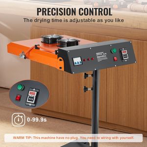 Essiccatore Flash Pro 6000W Aggiornato 19 x 21 Pollici Automatico a Infrarossi IR con Doppia Ventola per Serigrafia - Product Image 5