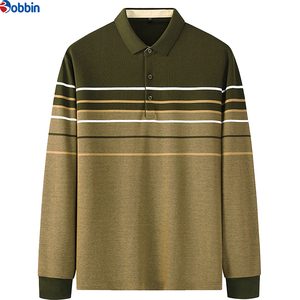 Camisa de Manga Larga para Hombre con Logotipo Bordado en la Parte Delantera, Tejido Sólido, Transpirable, de Algodón/Poliéster, para Uso Casual de Negocios - Product Image 2