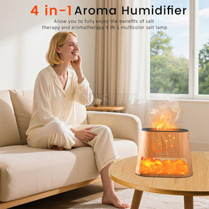 Difusor de Aroma de Sal del Himalaya Tallado con Diseño Elegante y Acabado de Cristal Natural, Estilo Moderno, Alta Calidad, Hecho en Pakistán - Product Image 2