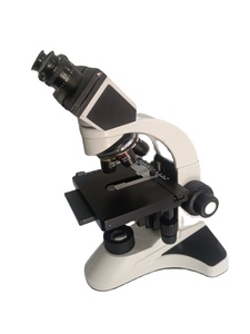 Microscope binoculaire composé 10X avec oculaire grand champ, grossissement 1000X, en aluminium, mise au point manuelle, éclairage LED 3W, double couche - Product Image 4