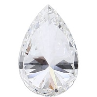 Forma de pera suelta de diamante de laboratorio SI2 de 1,00 quilates certificado con excelentes proporciones, lo mejor de IGI VG Source