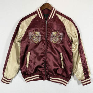 Chaqueta Sukajan de Satén Bordada Premium Personalizada con Diseño Artístico, Chaqueta Casual de Moda Urbana - Product Image 1