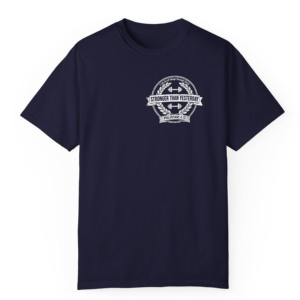 T-Shirt da Uomo in Cotone 'Stronger Than Yesterday', Manica Corta, Collo Tondo, Vestibilità Regolare, Design Stampato, Abbigliamento Casual Traspirante, T-Shirt da Palestra per Uomo - Product Image 1