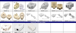 Adaptador con Certificación ROHS G-jack SD03MJ, Convertidor de Enchufe Sueco a Enchufe RJ11 Estadounidense - Product Image 3