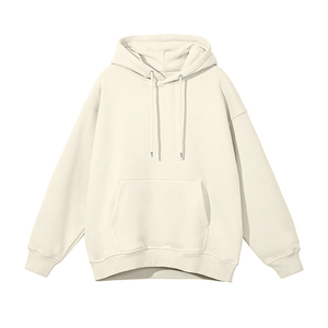 Sudadera con Capucha de Punto para Hombre, Tejido Suave y Cálido, Color Sólido Informal, para Uso Diario - Product Image 1