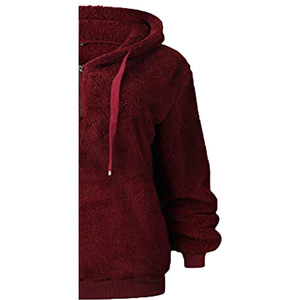 Robe pull molletonnée personnalisée pour femme, 100 % coton, respirante, coupe-vent, écologique, à capuche oversize, gaufrée - Product Image 5