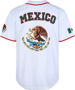 Camiseta estilo jersey de béisbol con bordado personalizado, jersey de béisbol al por mayor - Product Image 3