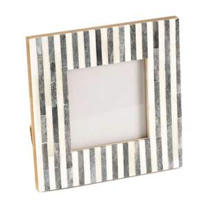 Cadre photo de luxe en bois fait main avec incrustation d'os, cadre photo de designer écologique pour table, pour la décoration intérieure - Product Image 3