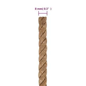 Corde en tissu de jute 100% naturel, épaisseur 0,3 po, longueur 19685 po - Product Image 6