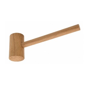 Marteau rond en bois avec manche en bois naturel, outil artisanal pour la fabrication de bijoux et le façonnage des métaux, 8,39 pouces, ZetomedPro - Product Image 5