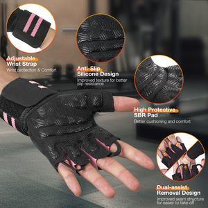 Guantes de CrossFit de Cuero Duradero con Palma Ventilada para Entrenamiento de Intervalos de Alta Intensidad, Ideales para Manos Sudorosas, Equipo de Fitness - Product Image 2