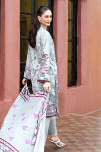 Magnifique robe salwar kameez en tissu de lin d'hiver, idéale pour les tenues élégantes pakistanaises et indiennes. - Product Image 5