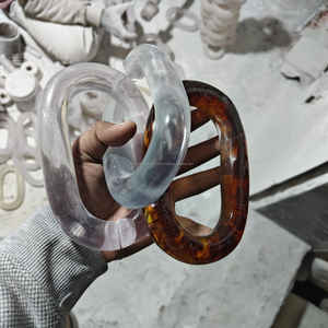 Chaîne en résine de luxe, accessoires personnalisés, chaîne décorative multi-usages, chaînes en résine, décoration murale, chaîne murale décorative - Product Image 3