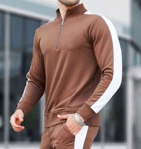 Sweat à capuche pour homme de haute qualité, épais, confortable, coupe régulière, poignets côtelés extensibles, uni, hiver, polyester/coton - Product Image 5