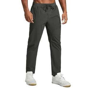 Comfortable Stretch Fit Straight Leg Training Jogger Pants for Men Wholesale <b>Athletic</b> Apparel Gym & Running Wear Tracksuit Sets - Product Image 3