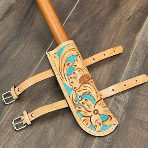 อุปกรณ์เสริมสำหรับฝึกม้าบูตมือถือธงหนังแท้ - Product Image 4