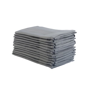 Serviette de cuisine 100 % coton écologique, à bordure satinée, à motif à carreaux, séchage rapide, lavable en machine, anti-enfants, carrée/rectangulaire - Product Image 1
