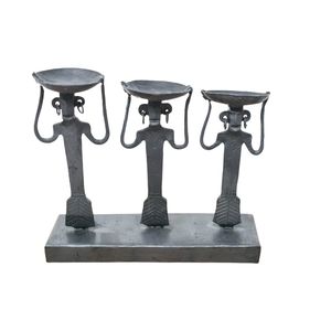 Candelabro trenzado forjado a mano con acabado en polvo para decoración de eventos, para fiestas de cumpleaños, utilizado para mesas de comedor. - Product Image 2