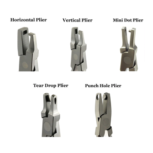 Pince orthodontique dentaire à chaud, pour thermoformage de gouttières et aligneurs transparents, en acier inoxydable de haute précision - Product Image 2