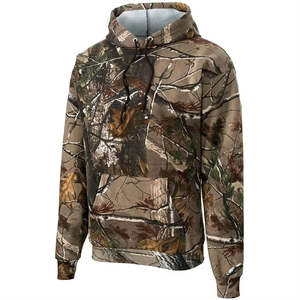 <b>Men</b> Camouflage Pullover Hoodie 420GSM Polyester Cotton Casual Winter Streetwear OEM Custom Logo - Product Image 3